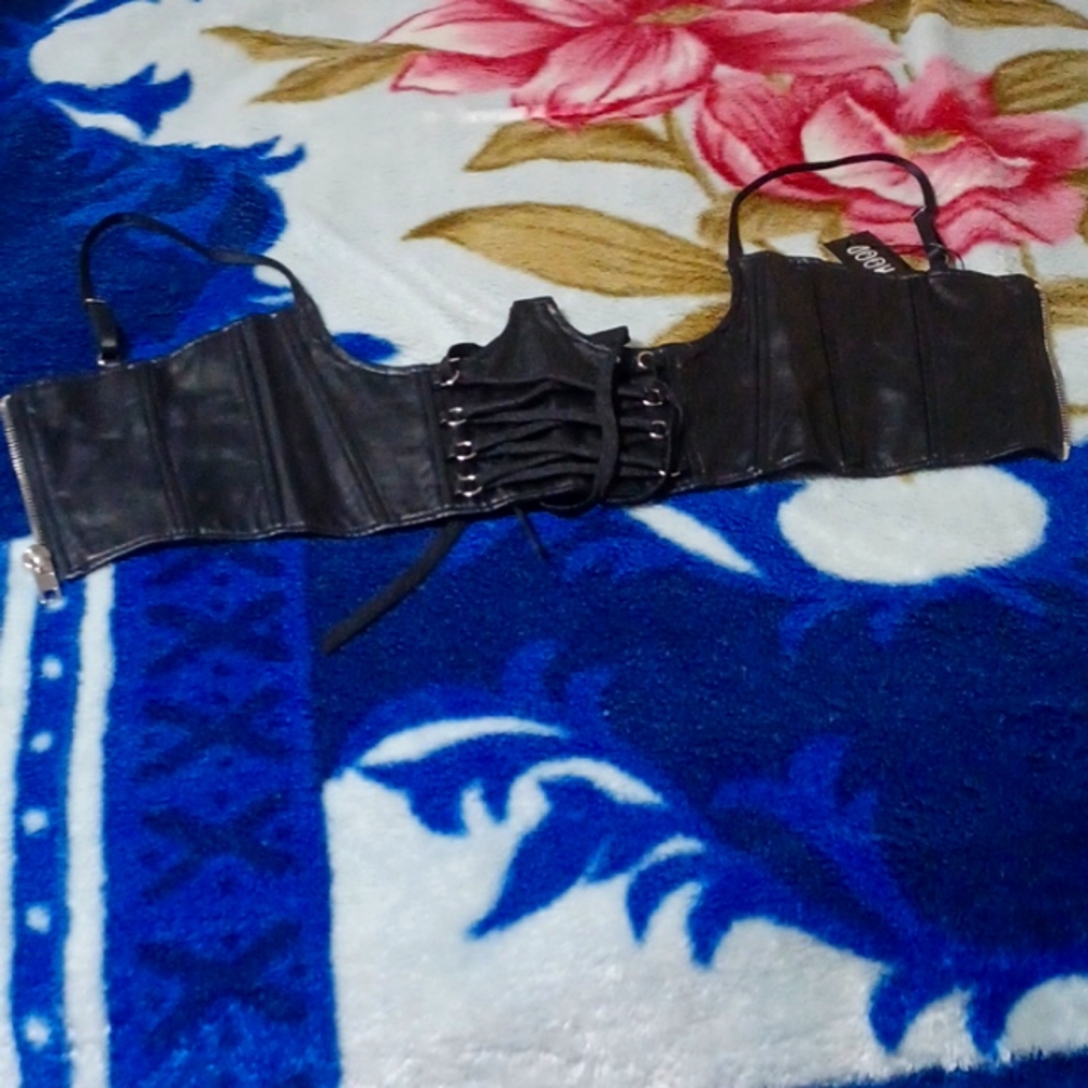 Dolls Kill It's My Life Underboob Corset Top